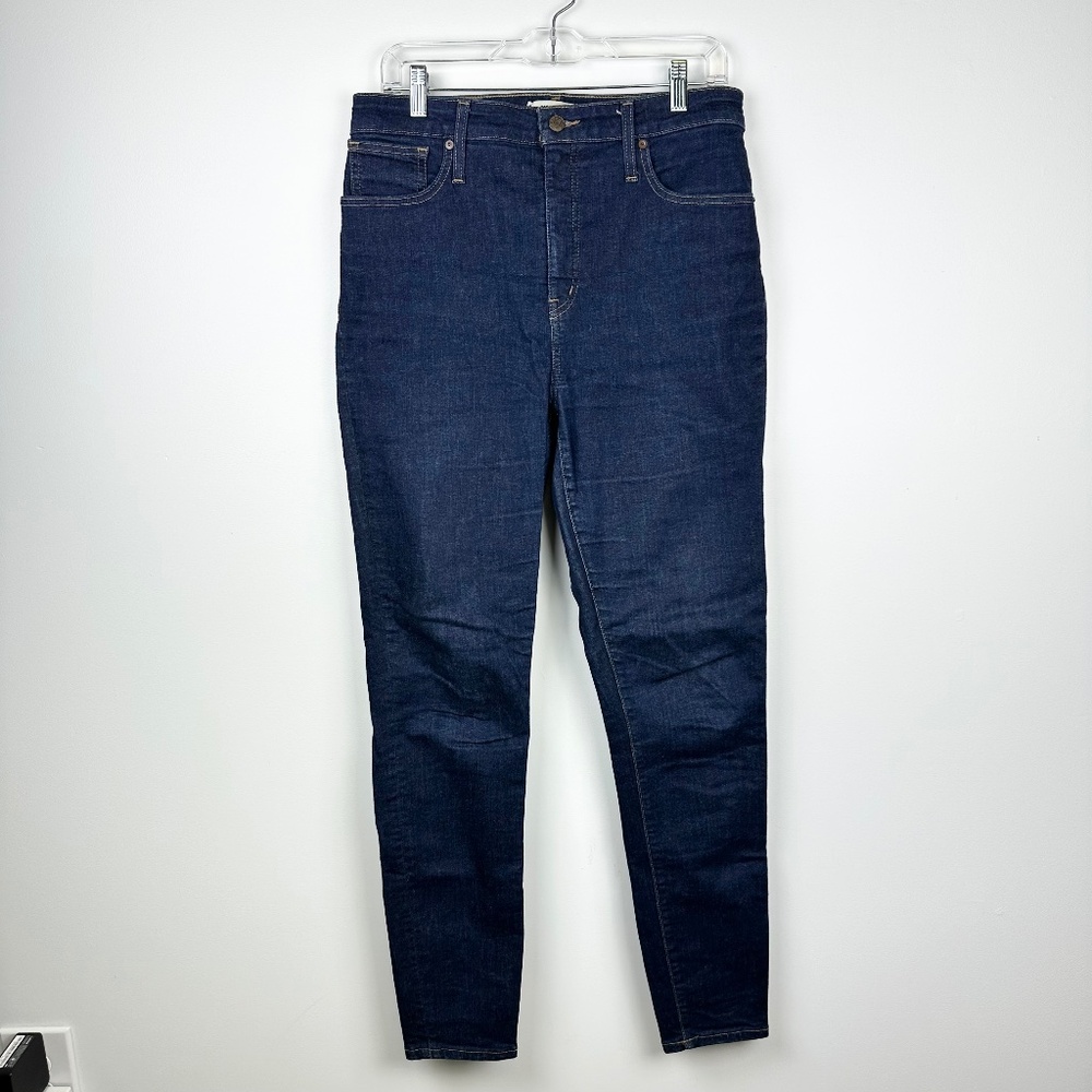 Madewell Curvy High Rise Skinny Dark Wash Jeans Size 31 Tall
